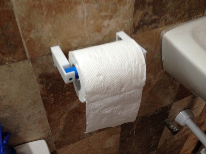 3D Printed Yet Another Toilet Paper Holder by boksbox