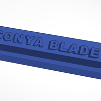 Small sonya blade desk decor 3D Printing 130454