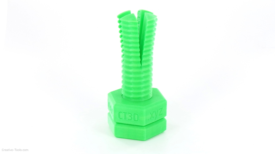 Impossible 3D-printed bolt and nut 3D Print 13050