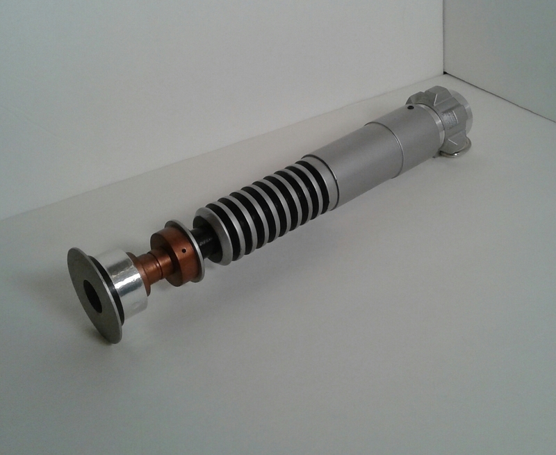 Luke Skywalker shared stunt lightsaber v3 