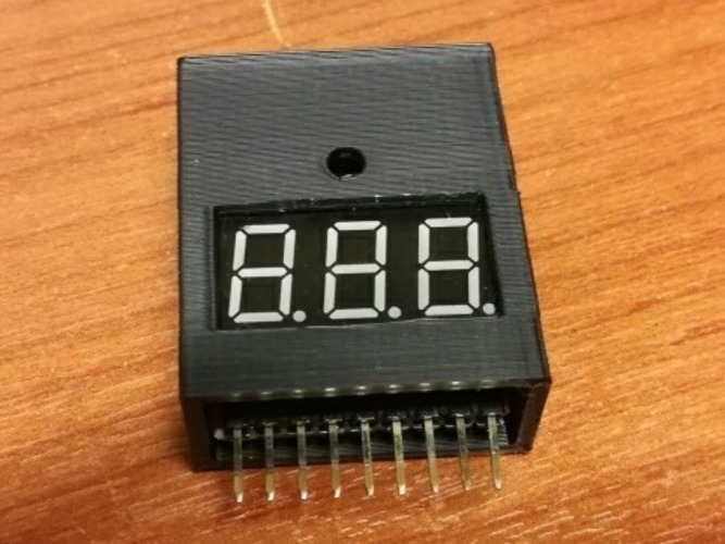 (Yet Another One) LiPO Voltage Meter / Alarm Enclosure 3D Print 130669