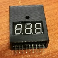 Small (Yet Another One) LiPO Voltage Meter / Alarm Enclosure 3D Printing 130669