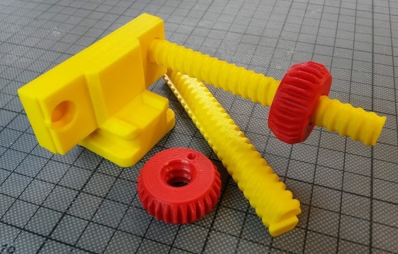 Horizontally printed rods for ANOTHER Vise