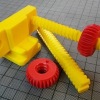 Small Horizontally printed rods for ANOTHER Vise 3D Printing 130671