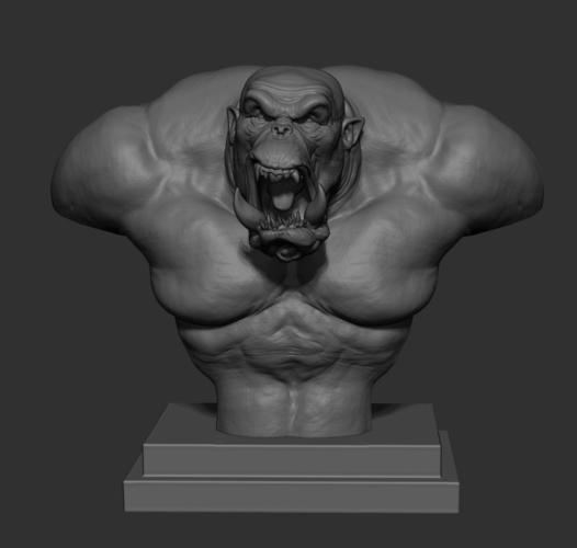 Demon Ape 3D Print 130700