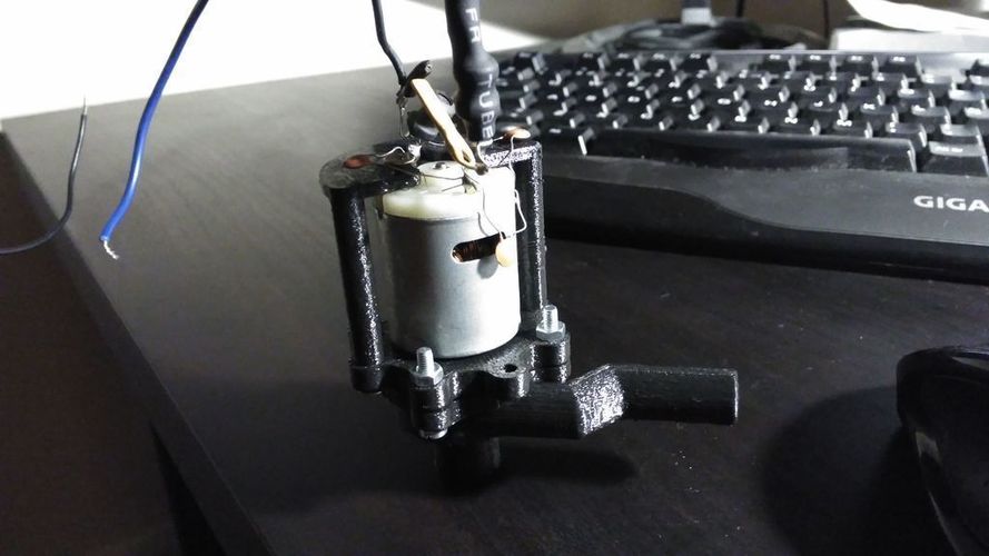 Centrifugal water pump for 2.5mm shaft motors 3D Print 130801