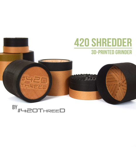 TOOTHLESS Herb gRINDER - by 420ThreeD 3D Print 130827