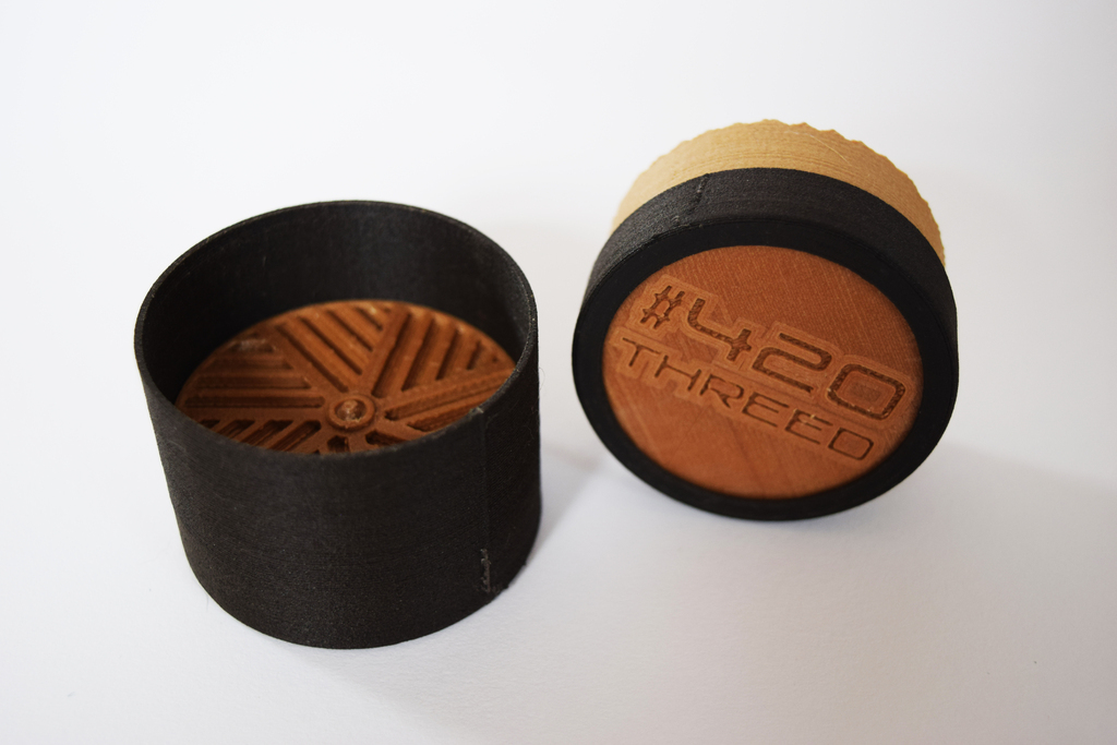 3D Printed custom Shredder 2.0 - Toothless Herb Grinder from $35.00