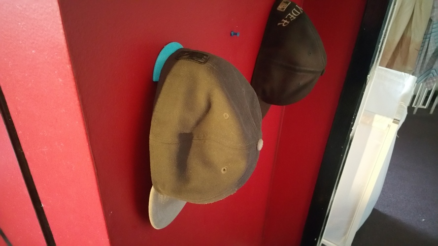 Hat Hook/Holder 3D Print 130893