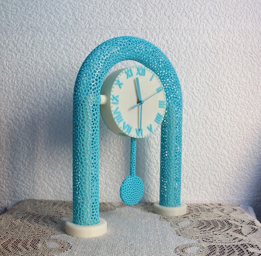 Voronoi Pendulum Clock 3D Print 13093