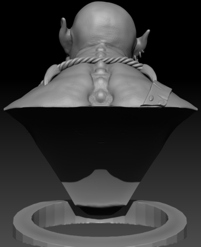 Orc Bust 3D Print 130945