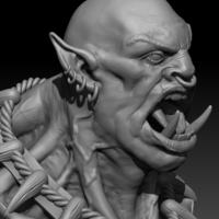 Orc Bust - Thumbnail 3