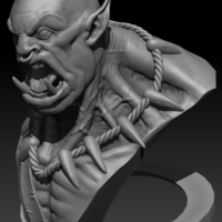 Orc Bust - Thumbnail 5