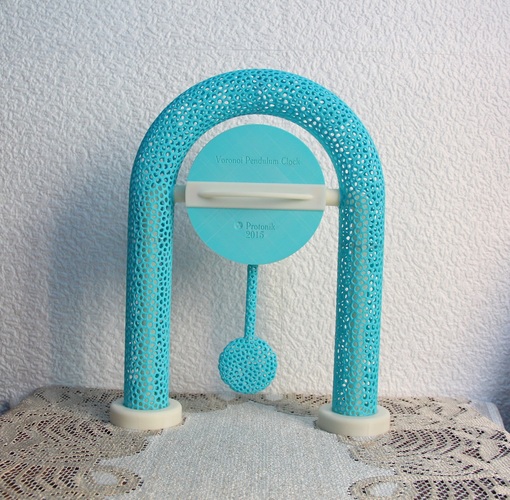 Voronoi Pendulum Clock 3D Print 13095