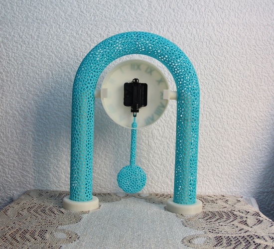 Voronoi Pendulum Clock 3D Print 13098