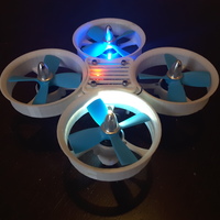 Small Whoop Drone Cross 4S Night Flight Acro 3D Printing 131005