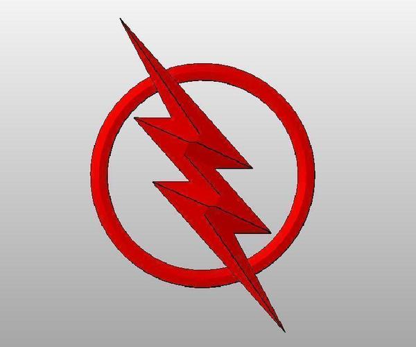The CW Reverse Flash Chest Emblem