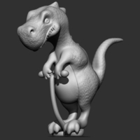 Small Jumping Rex 3D Printing 131024