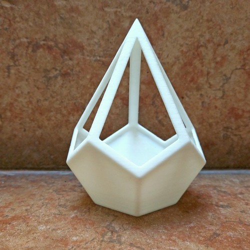 Pyramid Dodecahedron Planter 3D Print 131061