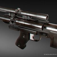 Small SE-14C blaster pistol 3D Printing 131085