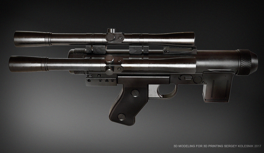 SE-14C blaster pistol 3D Print 131086