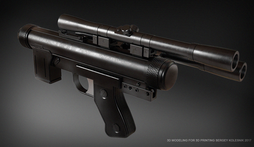 SE-14C blaster pistol 3D Print 131087