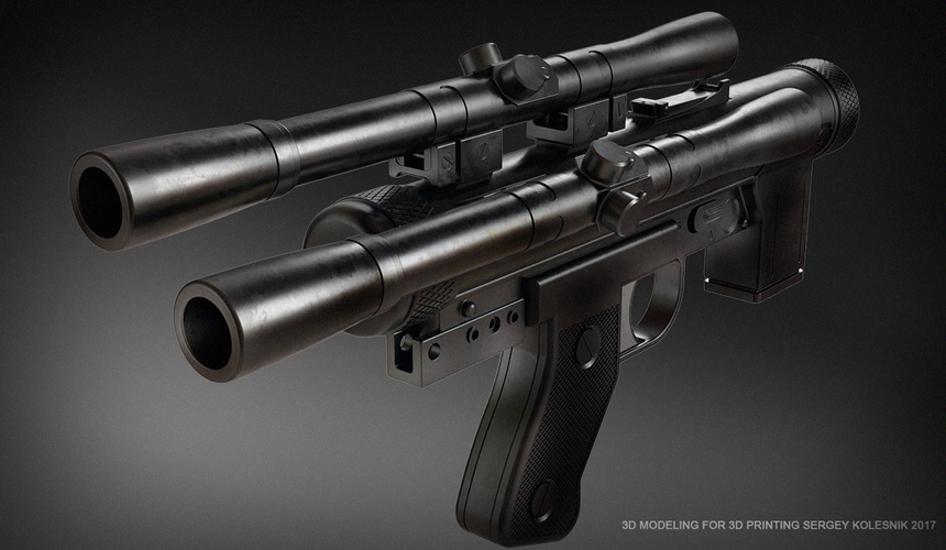 SE-14C blaster pistol 3D Print 131088