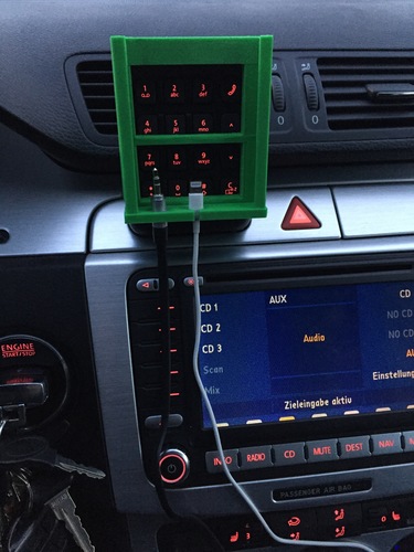 VW Passat Hands-Free FSE Premium IPhone 6 Holder 3D Print 131104