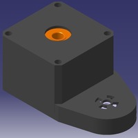 NEMA23 planetary gearbox with an encoder mount, 3.333 gear reduc - Thumbnail 2