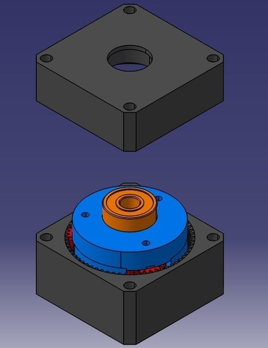 NEMA 23 Planetary gearbox reducer, 1:3.333 ratio 3D Print 131255