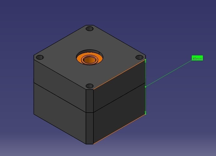 NEMA 23 Planetary gearbox reducer, 1:3.333 ratio 3D Print 131257