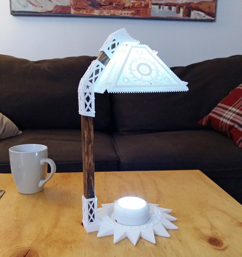 Steampunk Accent Lamp 3D Print 131305