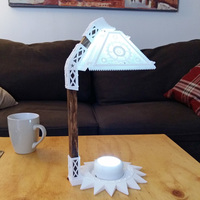 Small Steampunk Accent Lamp 3D Printing 131305