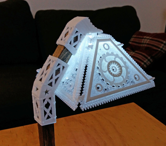 Steampunk Accent Lamp 3D Print 131306