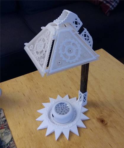 Steampunk Accent Lamp 3D Print 131308