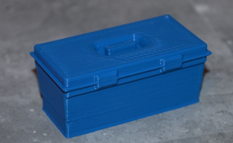 3D Printed Scale 1/10 tool box by Gekon3D | Pinshape