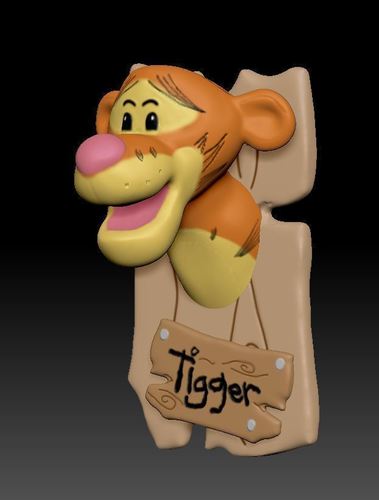 Tigger Trophy 3D Print 131359