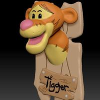 Small Tigger Trophy 3D Printing 131359