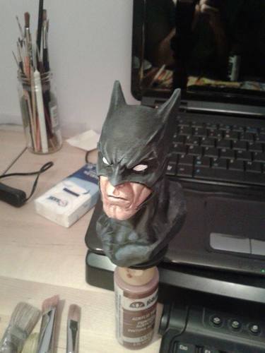 Dark Knight Bust (4.0in - 10.2cm)  3D Print 131362