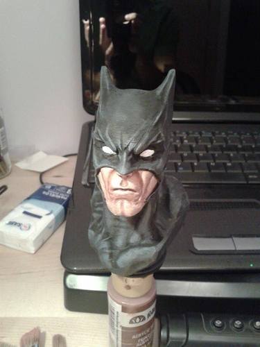 Dark Knight Bust (4.0in - 10.2cm)  3D Print 131363
