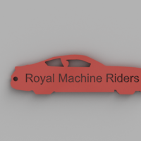 mustang design keychain  - Thumbnail 2