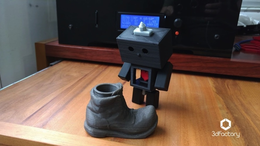 3dFactory Mascot  3D Print 131412