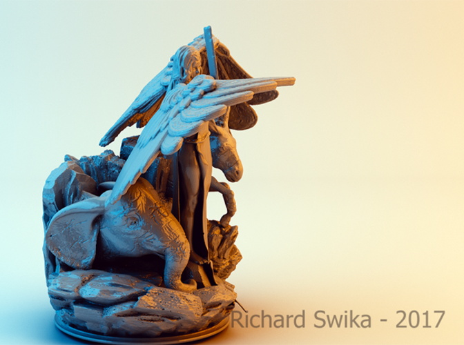 Angle, Elephant and Donkey 3D Print 131473