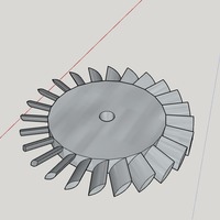 Small Jet Blade 3D Printing 131476