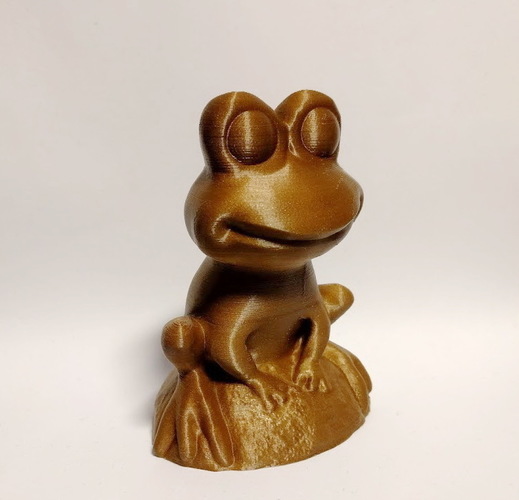 Garden Frog (re-sculpt of a scan)
