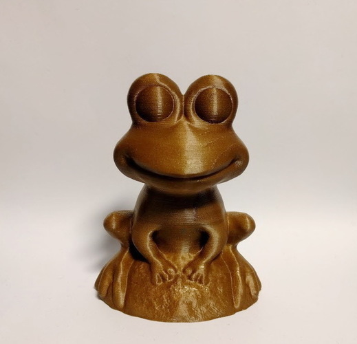 Garden Frog (re-sculpt of a scan) 3D Print 131516