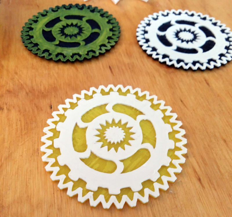 Steampunk coaster