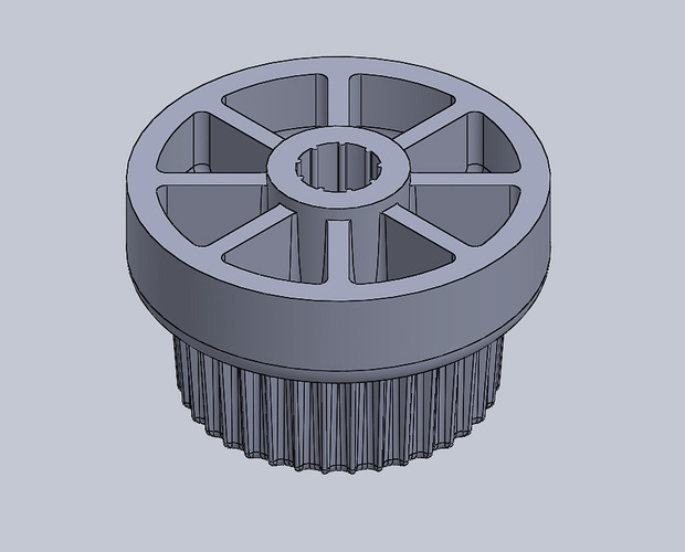 Monoprice MP Select Mini 3D printer Upgrade - knob 3D Print 131701