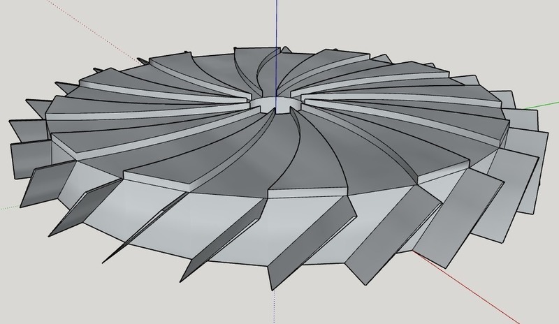 Jet Blade Compressor or turbine.
