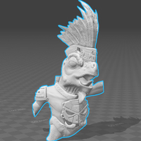 MAYAN IGUANA WARRIOR - Thumbnail 4
